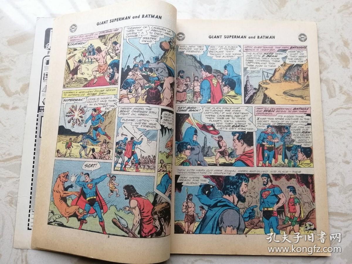 1970年英文DC原版漫画 World's Finest #206 世界最佳（大册） 超人蝙蝠侠16开