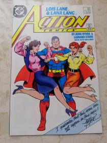 1988年英文DC原版漫画 Action Comics  #597 Superman 动作漫画 16开