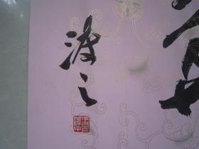 著名书法家--王泽中书法《诗酒趁年华》纸本软片、保真、