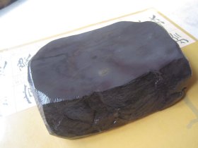 端砚--老水麻--老岩麻子坑随型端砚468（砚堂微凹、可直接研墨）、