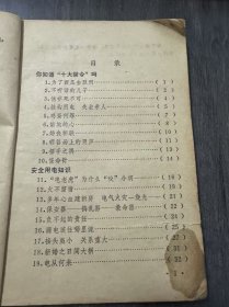 《用电事故100例——农家安全用电知识》。