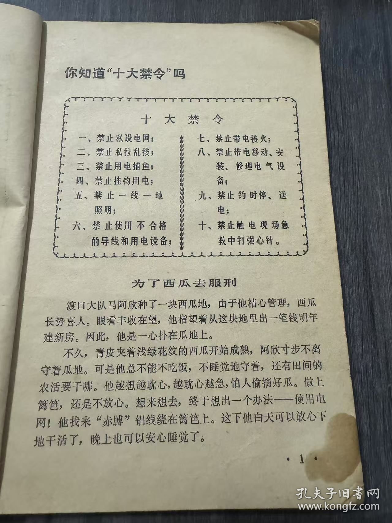 《用电事故100例——农家安全用电知识》。