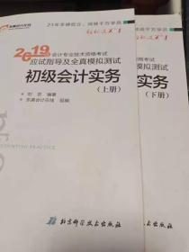 2019年会计专业技术资格考试应试指导及全真模拟测试 初级会计务实（上下册）