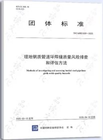 T/CASEI 059-2025埋地钢质管道环焊缝质量风险排查和评估方法