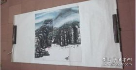 知名画家、山水画4平尺