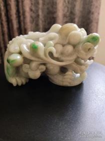 如意翡翠貔貅镇纸、笔架