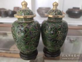 创汇产品，景泰蓝鎏金将军罐