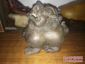 铜狮子熏炉香炉