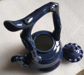 个性茶壶·蓝色柚·一把