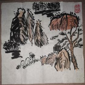 司元杰     水墨漫画    34×34厘米