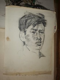 刘文西 人物习作选【上海文史馆员、吴湖帆外甥朱梅邨藏书 创作人物3幅作品】