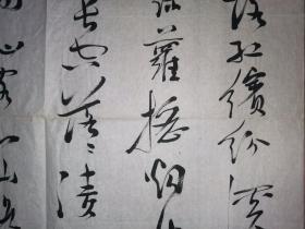 安徽审计学校校长、书记宋文奎 巨幅草书 178×80厘米