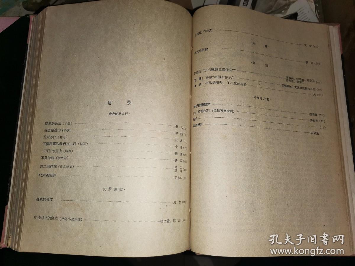 文艺红旗   1959年全12期      补图