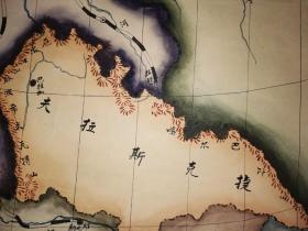 民国23年9月 师范第十五班耿淑德 手绘 德意志全图 
【57.9×75.8厘米】