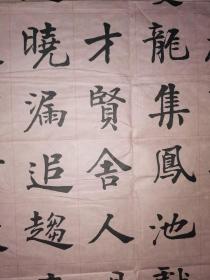 安徽省书法家协会会员 淮北市书法家协会常务理事 淮北市巾帼书画协会秘书长 李燕 国展投稿楷书精品 【138×68厘米】