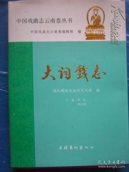 大词戏志  32开精装带护封