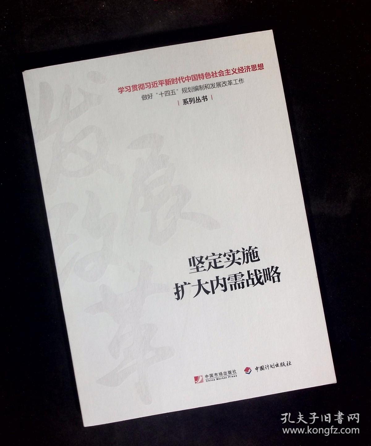 正版 坚定实施扩大内需战略 中国计划出版社