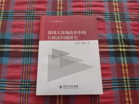 我国大部制改革中的行政法问题研究