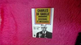 CHARLES DE GAULLE DISCOURS ET MESSAGES