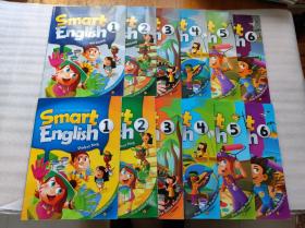 Smart English 1.2.3.4.5.6册（书籍+练习册12张光盘 12本合售）