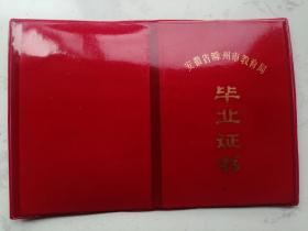 1988年安徽省滁州市教育局初中毕业证书（刘**）（作废证书仅供收藏）