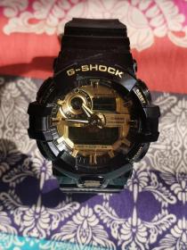 卡西欧(CASIO)  手表 G-SHOCK  黑金户外运动电子防水运动男表 GA-710GB   有原包装盒