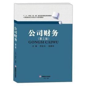 9成新正版 内有少许划线、公司财务2019年-12-第3版郑亚光、饶翠华 著