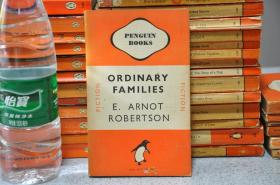 1947年，英文原版，罕见，孔网唯一，早期企鹅版图书，robertson作品， ordinary families，品佳