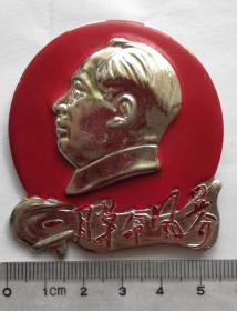 毛泽东像章（一月革命风暴）