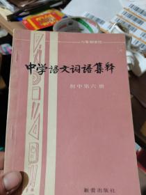 中学语文词语集释.初中第六册