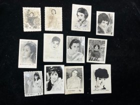 八十年代香港影视女明星照片一组12张（含石慧、陈思思、朱虹、甄珍、翁美玲、汪明荃、米雪等 ）