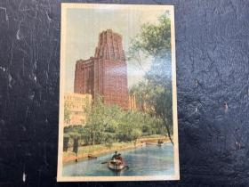 1960年《上海国际饭店》彩色明信片 （ 上海市邮电管理局1960-8）
