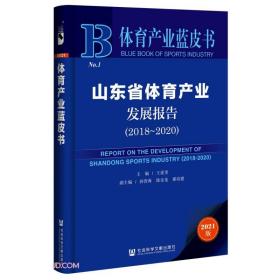 山东省体育产业发展报告(2018-2020)/体育产业蓝皮书