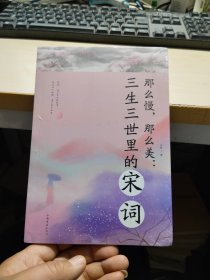 那么慢，那么美 : 三生三世里的宋词   未开封