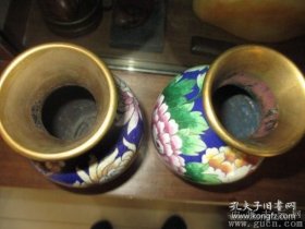 掐丝珐琅景泰蓝瓶