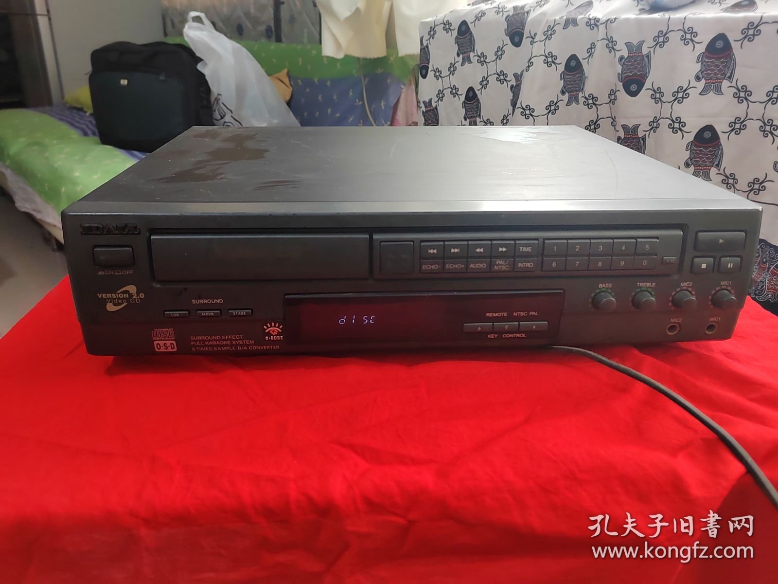 VCD影碟机一台 （正常使用） 广东爱多牌