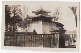 民国时期，北京，北海的倚晴楼。