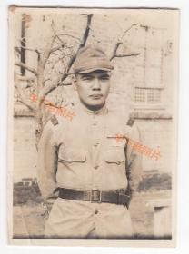 1943年，河北沧州沧县，一个日军的上身照。