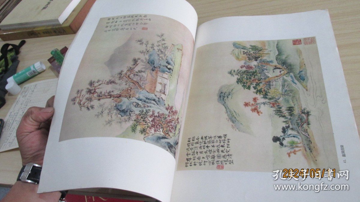 新罗山人画集 实物拍照 货号+3-1