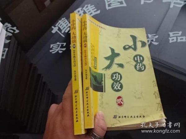 小中药大功效（壹）张步桃开药方、（贰）小中药大功效张步 桃治大病   正版实物图 货号11-3