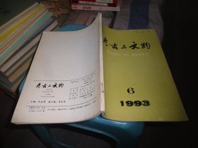 考古与文物1993年6期  实物图 货号95-2