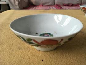 清代或民国时期江西景德镇瓷，花卉碗