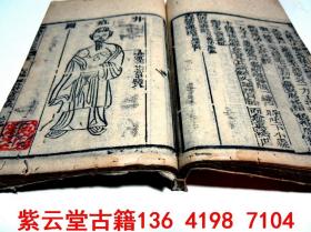 【清】木刻版画；中医诊治肿瘤穴位图【医宗金鉴】（卷6）#5626