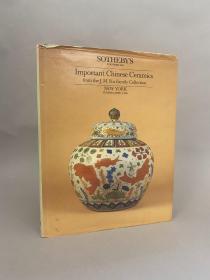 纽约苏富比1985年6月4日《胡惠春暂得楼珍藏名瓷》SOTHEBYS important chinese ceramics from the J.M.hu fam1985，