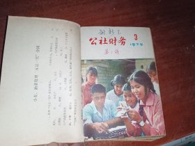 公社财务1979年第3期，公社财务1980年1-6期（全年双月刊），线订7本