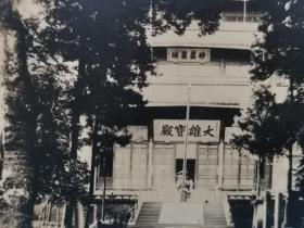 民国杭州风景照灵隐寺