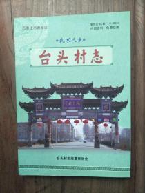 台头村志 石家庄市鹿泉区武术之乡