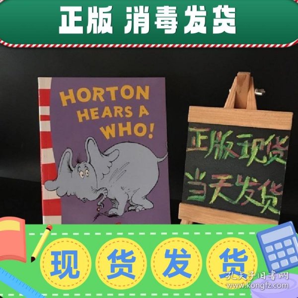 Horton Hears a Who! (Dr. Seuss: Yellow Back Books) 霍顿与名氏(苏斯博士黄背书) 英文原版