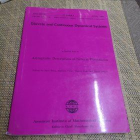 Discrete And Continuous Dynamical Systems 2009年4月第4期（离散和连续动力系统）