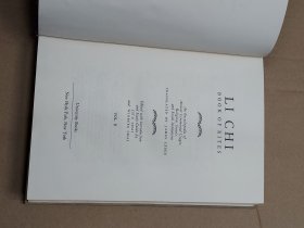 Li Chi Book of Rites 《礼记》 精装两卷本 理雅各经典英译本 v.2